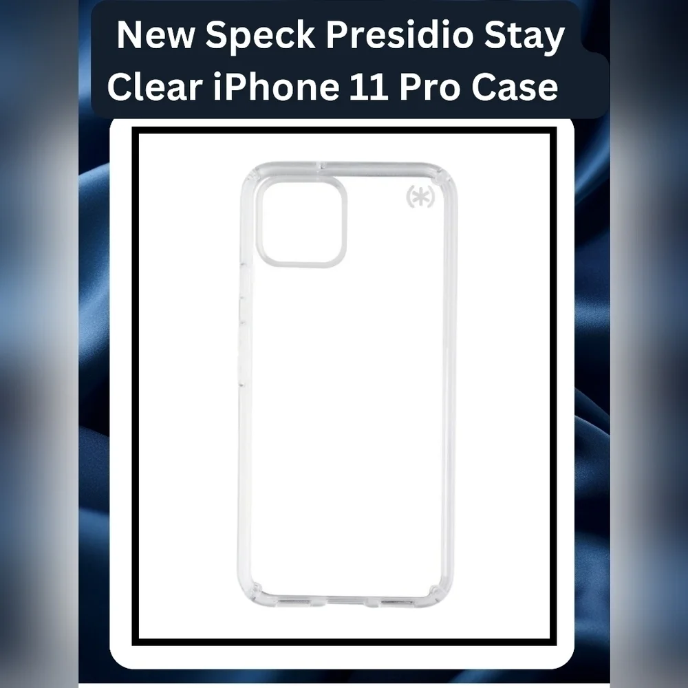Speck Presidio Stay Clear iPhone 11 Pro Case – Drop Tested & Antimicrobial